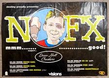 NOFX Poster Concert Tour Germany 23x33 Dance Hall Crashers Epitaph Records RARE