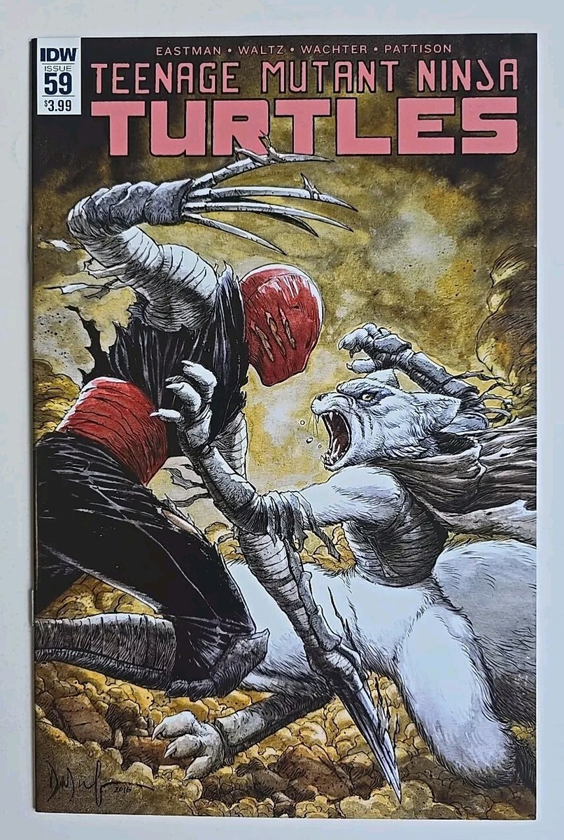 Teenage Mutant Ninja Turtles #59 1st Cover App Of Jennika Death Of