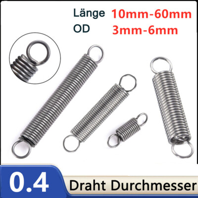 5 Druckfedern 65mm - Präzisionsfedern Für Werkstatt & Hobby