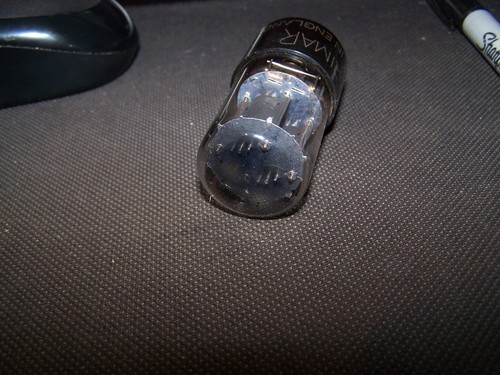 6SN7 Brimar ,black plates used tube . - Picture 3 of 4