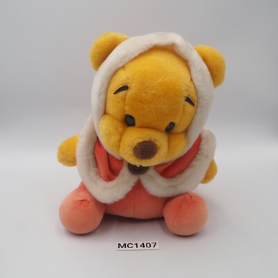 Winnie The Pooh Bear MC1407 Tokyo Disney Resort Plush 8'' Toy Doll Japan