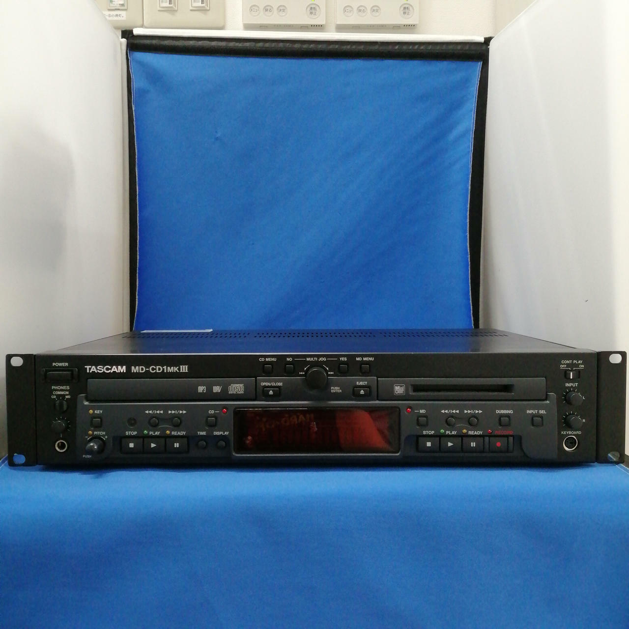 TASCAM MD/CDコンビネーションデッキ/プレーヤー MD-CD1BMK3