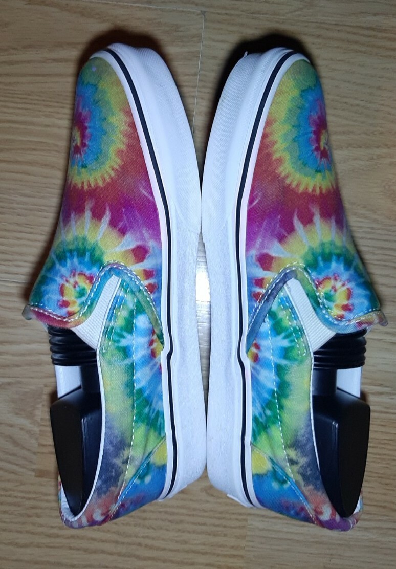 Vans Unisex Tie Dye Slip On Shoes Sneakers Size 6M 7.5W