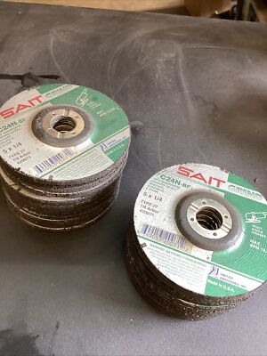 Box Of 22 SAIT 5 x 1/4''x 7/8arbor.C24N-BF Masonry Rt Angle Grinding Wheels