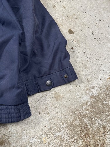 Vintage 90s Burberry’s Navy Track Jacket Half Button Logo XL Boxy Fit - Picture 3 of 14