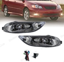 For 2002-2004 Camry 2005-2008 Toyota Corolla Fog Lights Bumper Lamps Smoked For 2002-2004 Camry 2005-2008 Toyota Corolla Fog Lights Bumper Lamps Smoked