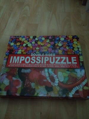 Doppelseitiges Impossipuzzle Süßigkeiten 550 Teile Puzzle Katze Nr. 753