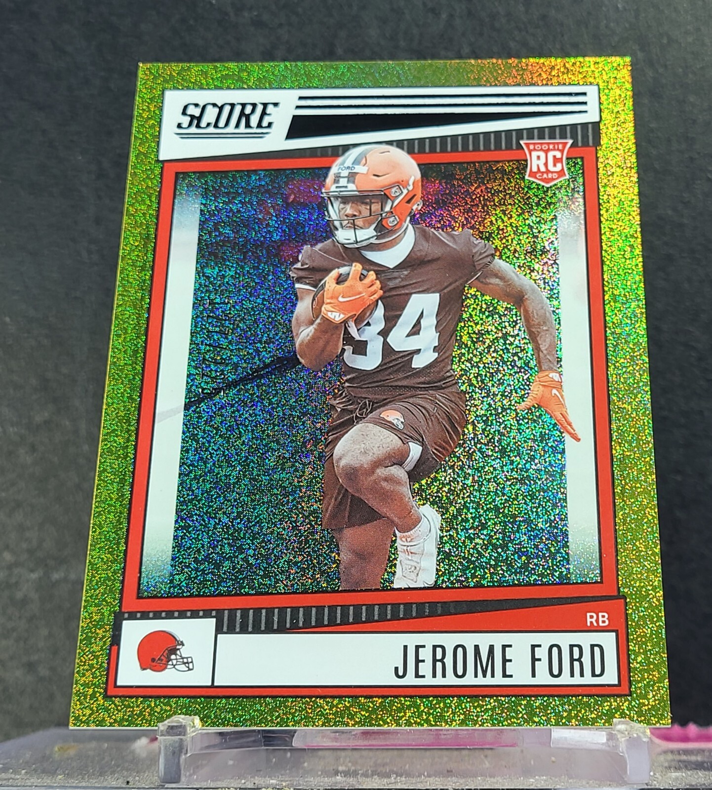 Jerome Ford 2022 Score Yellow Dots #333 Rookie Card  RC /225
