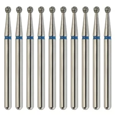 Dental Diamond Burs FG Surgical Length 22mm Round Ball 801L/012M BR-L45 Standard