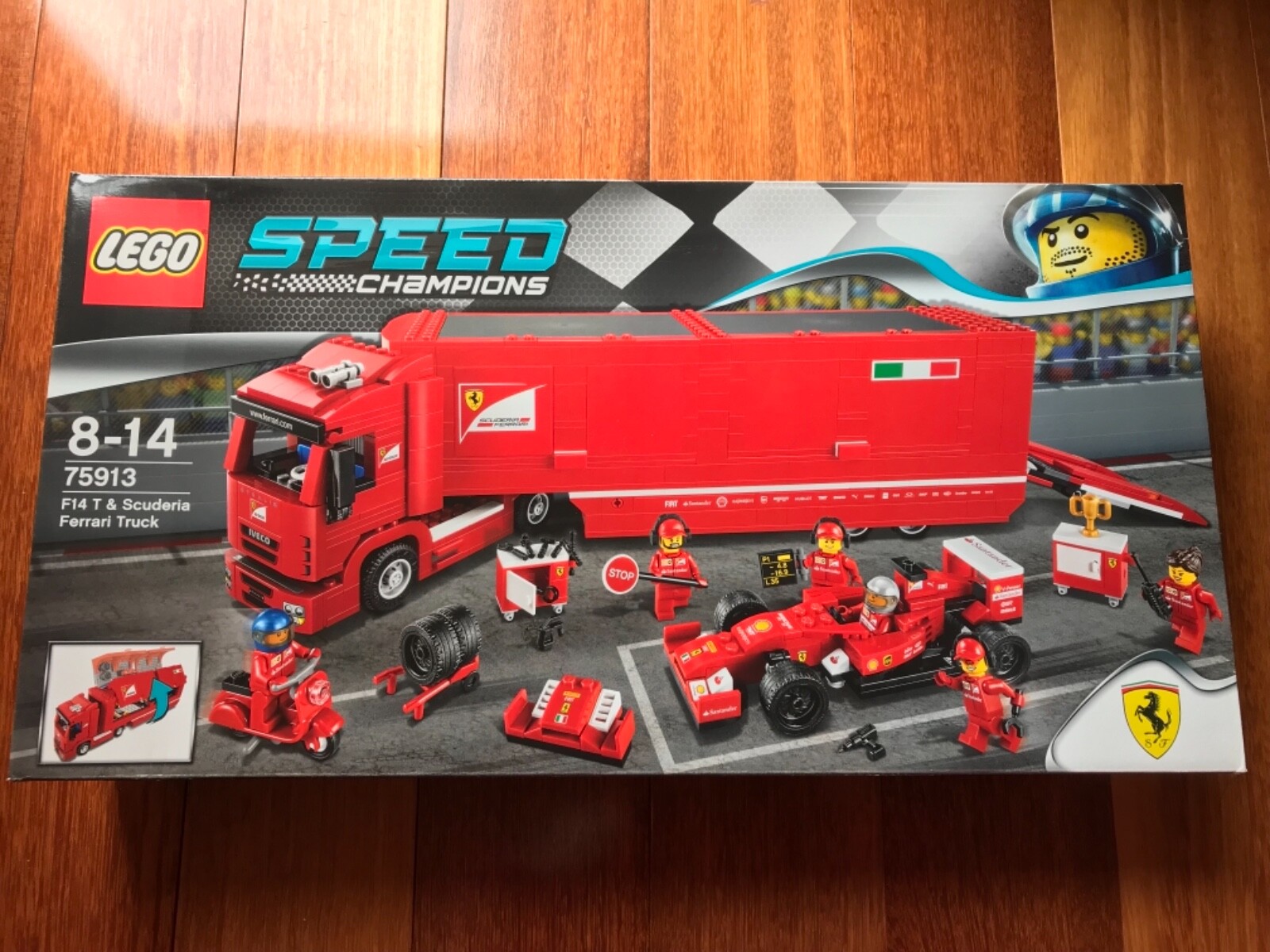 lego speed ferrari truck