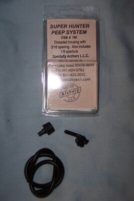Specialty Archery Super Hunter Peep Sight Bow Hunting Target 3/16 1/8 NEW