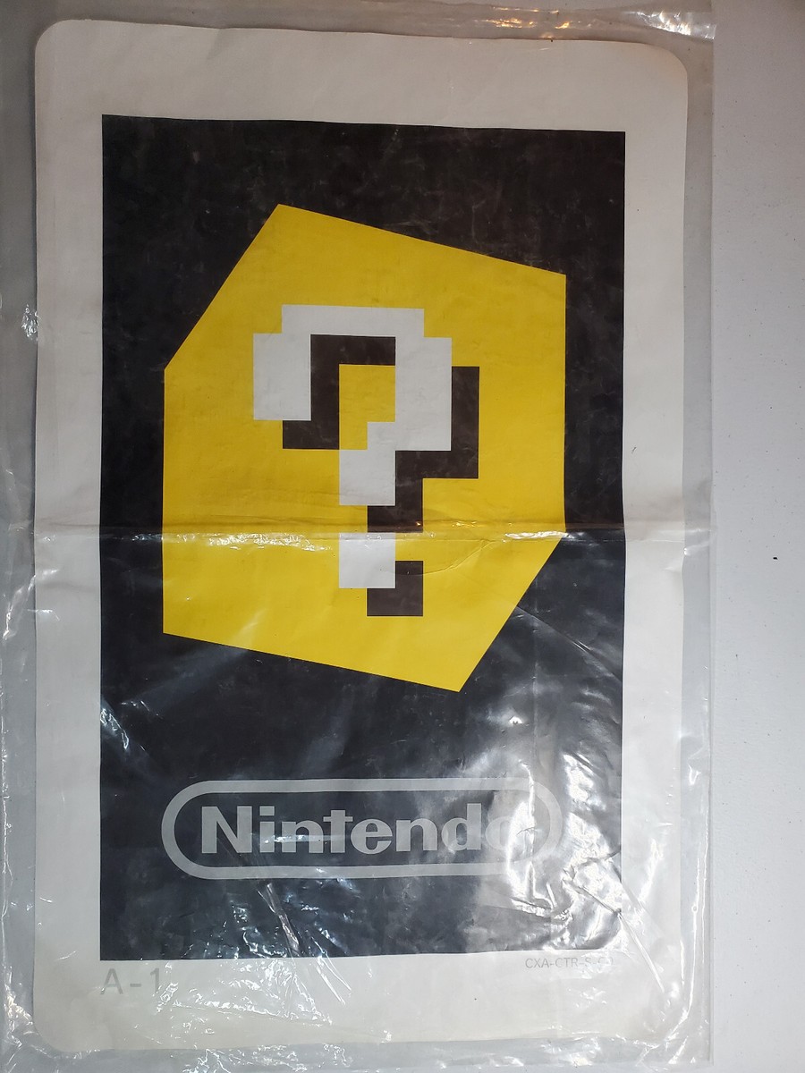 PSA 8 ファミ通 スーパーマリオスタジアム カード プロモ 3D Official Mario Nintendo 3DS Exclusive Mii Card Poster w