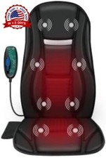 Espalda Masajeador con calor Silla Almohadilla de masaje para aliviar el dolor