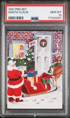 1991 PRO SET SANTA CLAUS Insert PSA 10 Extremely Rare Population