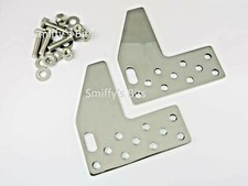 CLASSIC ROVER MINI STAINLESS SEAT ADJUSTING BRACKETS COMPLETE WITH FITTINGS