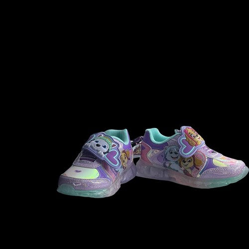 Nickelodeon, Paw Patrol Girls w/ two red lights Sneakers sz 8-10-11 purple - 第 11/12 張圖片