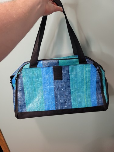 Activyst Athletic Athleisure Recycled Bag Yoga Gym Travel Bag Blues - Picture 2 of 5