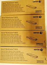 4x Original Toner Xerox Workcentre 6655 I VX / 106R02747 -106R02744 HC Cartridge