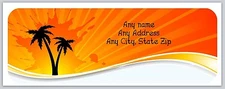 Personalized address Labels Palm Trees (C 687)