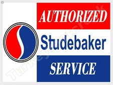 Authorized Studebaker Service 9 X 12 Metal Sign