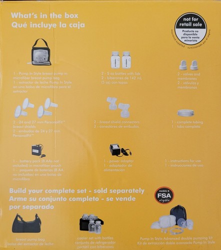 Medela Pump In Style Advanced Starter Set Double Electric Breast Pump - Picture 2 of 7