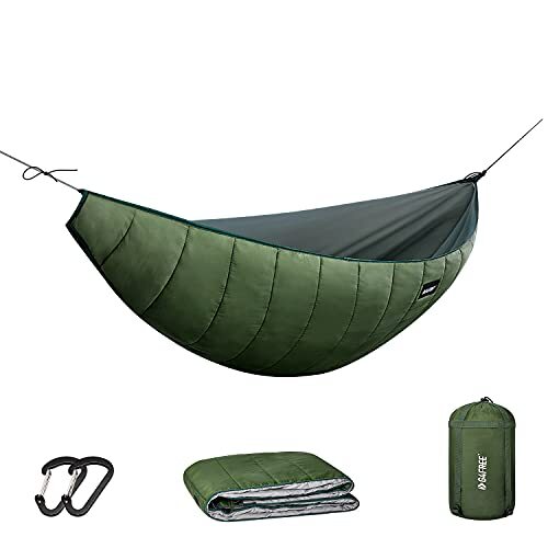 Hammock Underquilt for Single & Double Camping Hammocks, Lightweight Portable - Bild 2 von 7