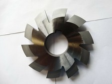 F D HSS Involute Gear Cutter - 14 1/2 Deg PA - 6DP - 3 1/8" Dia x 1" Hole