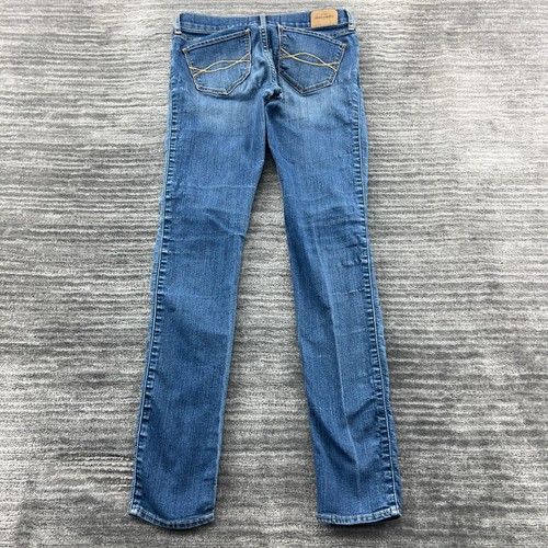 Abercrombie & Fitch Kids Jeans Size 16 Youth Skinny Low Rise Blue Denim - Picture 8 of 9