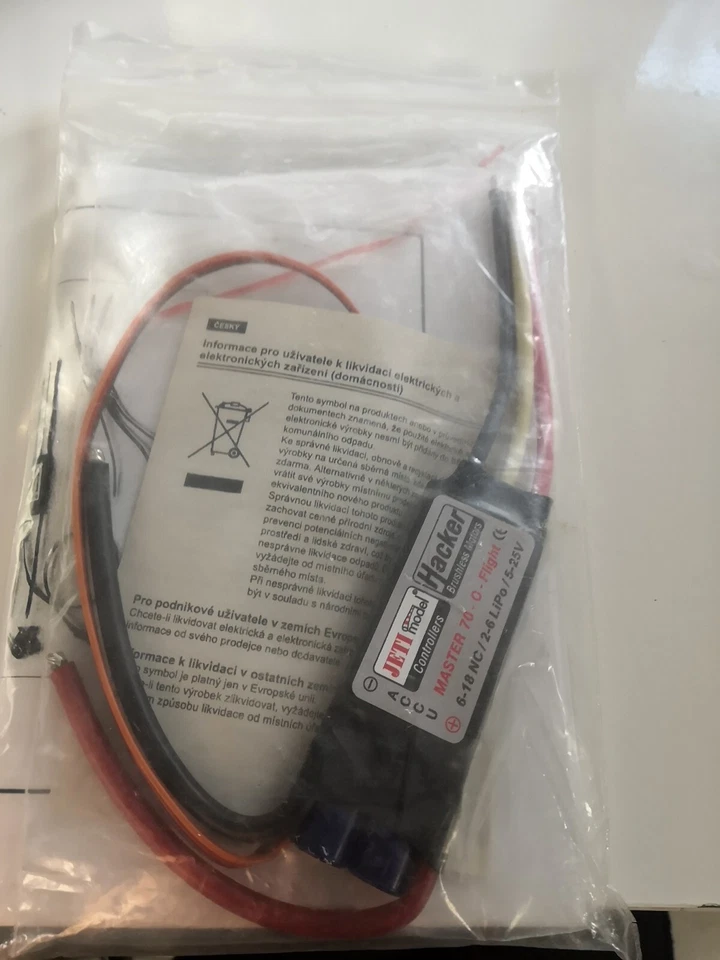 Hacker Master 70 Opto Flight 2-6 lipo - Immagine 2 di 3