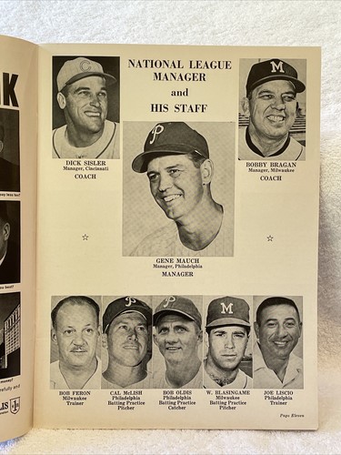 BEAUTIFUL 1965 Major League Baseball All-Star Game Program, Minnesota Twins NM+! - Picture 4 of 17