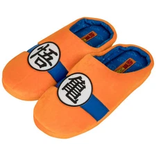 Dragon Ball Z Kanji Men's Clog Slippers Orange