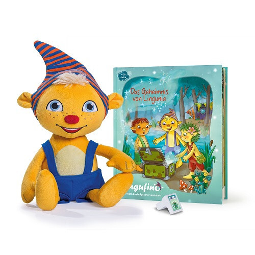 Lingufino Basis-Set - Plüschfigur und Buch - Picture 1 of 1