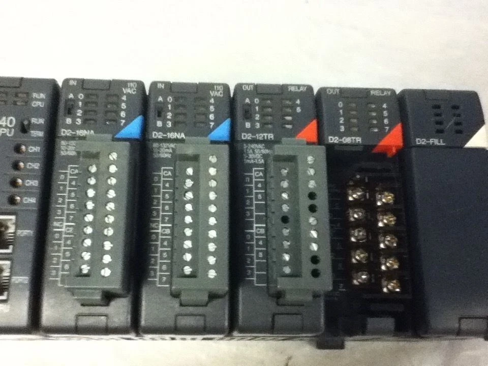Automation Direct D2-06B-1 Slot Base with Modules - Image 2 of 4