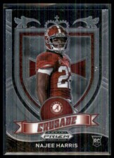 2021 Panini Prizm Draft Picks Collegiate Blue Najee Harris RC Alabama Crimson