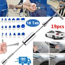 19 Car Body Slide Hammer Paintless Dent Repair Tool Pull Lifter Hail Removal Kit
