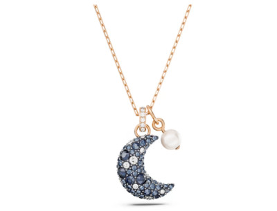 Swarovski 5671585 Anhänger Mond Mond Mehrfarbig Roségold vergoldet