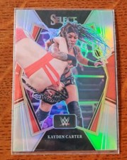 2022 Panini Select WWE Premier Silver Prizm #185 Kayden Carter Wrestling Card