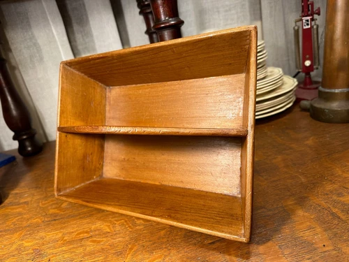 Antique Late 1800's European Baltic Pine Kitchen Cutlery Utensil Herb Tidy - Picture 6 of 10