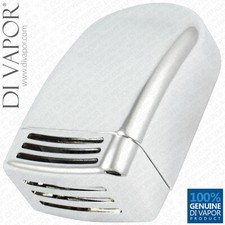 Chrome Coated Steam Outlet for steam Room - Square with Curved Bottom outlet