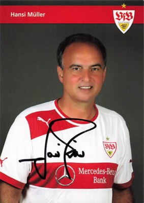 Hansi Müller UH-VfB Stuttgart original signed autograph card postcard 1691 J