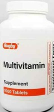 Rugby Multivitamin Vitamin Supplement 1000ct