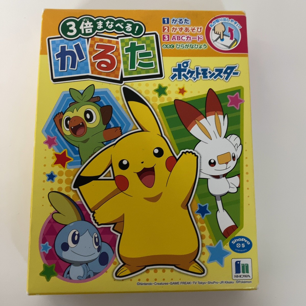 Pokemon karuta Cards Pikachu vintage Japanese traditional card