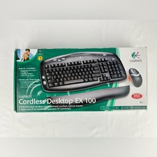 NWT Logitech Desktop EX 100 with Mouse and Arm Rest