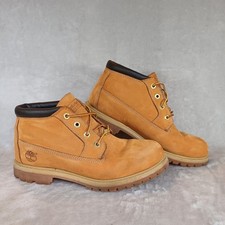 Timberland Nellie Women Waterproof Wheat Nubuck Leather Boots Chukka Ankle UK 5