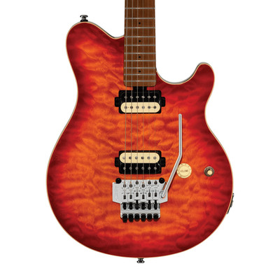 Sterling by Music Man Axis AX50 Quilted Maple Top Guitar - Lava Burst - Open Box