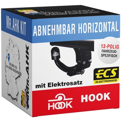 Anhängerkupplung Für VW Touran I 03-15 Hook abnehmbar mit 13polig spezi.