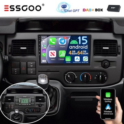 9'' DAB+ Android Autoradio Carplay GPS AI Für Ford Focus Transit MK7 C-MAX S-Max