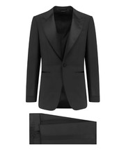 $6400 New Tom Ford Mens Black 95% Wool & 5% S...