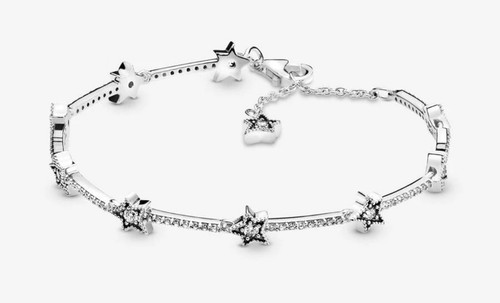 Pandora Moments Sterling Silver Celestial Stars Bracelet 598498C01