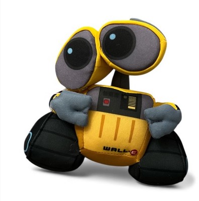 Pixar Wall-E 5'' Plush Stuffed Robot Droid Doll Disney Buddies Thinkway Toys